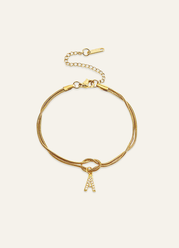 front Custom Infinite Love Knot Bracelet