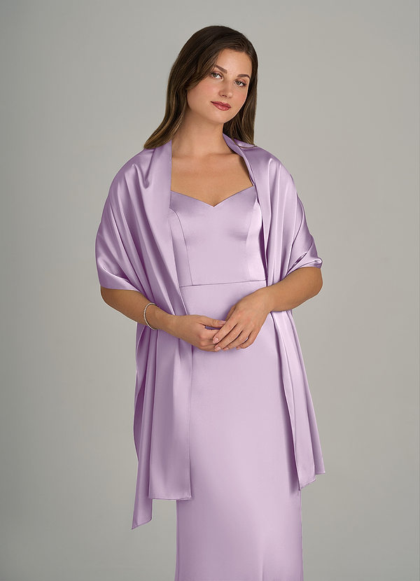 front Azazie Scialle In Raso Elasticizzato Irlanda In Colori Coordinati