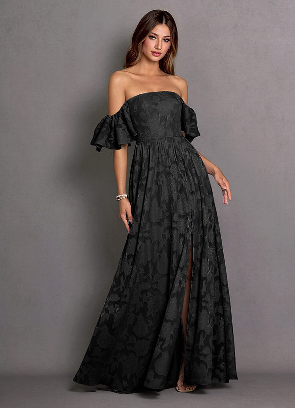 Kallista Black Maxi Dress image1