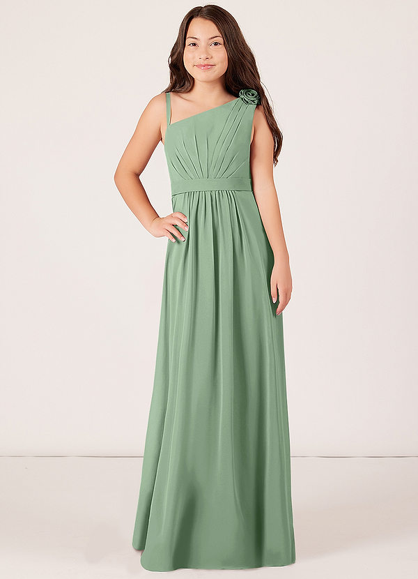 Vestidos De Dama De Honor Junior Con Escote Griego Y Largo Hasta El Suelo Regencia main image 0