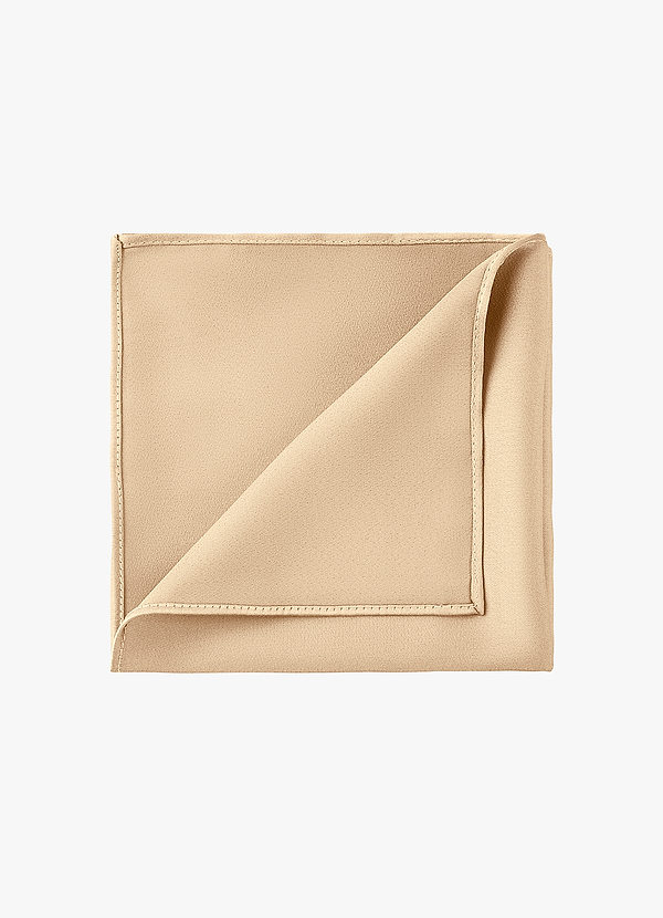 front Stretch Satin Pocket Square