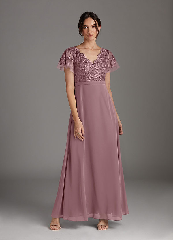 Dusty rose A line dress
