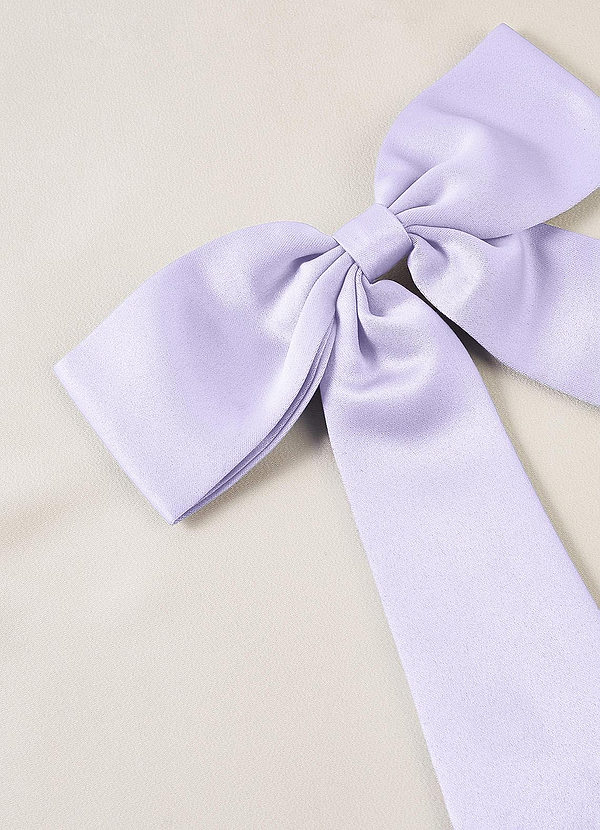 front Matching Color Bow Hair Clip
