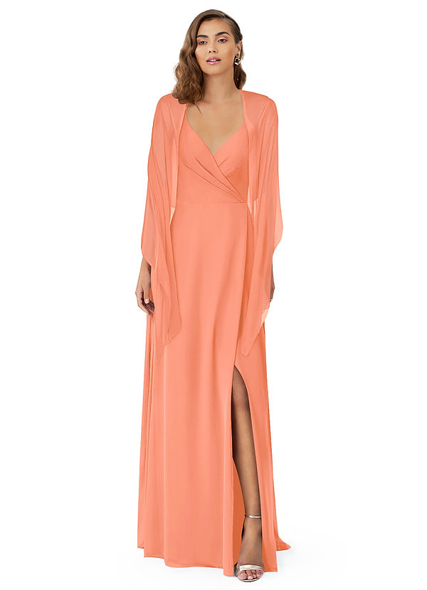 front Azazie Matching Color Ireland Chiffon Shawl