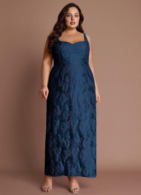 Odette Dark Navy Maxi Dress image1