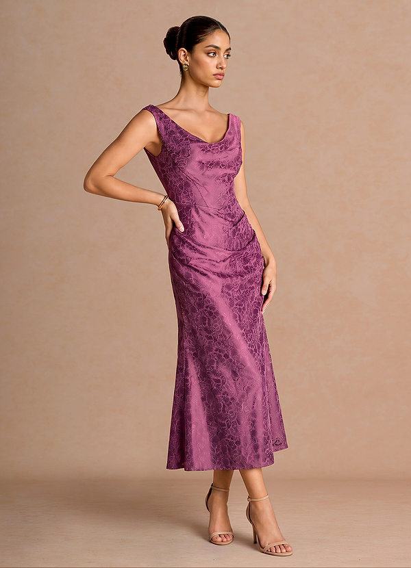 Vestido Ciruela Púrpura Midi Kiana image1