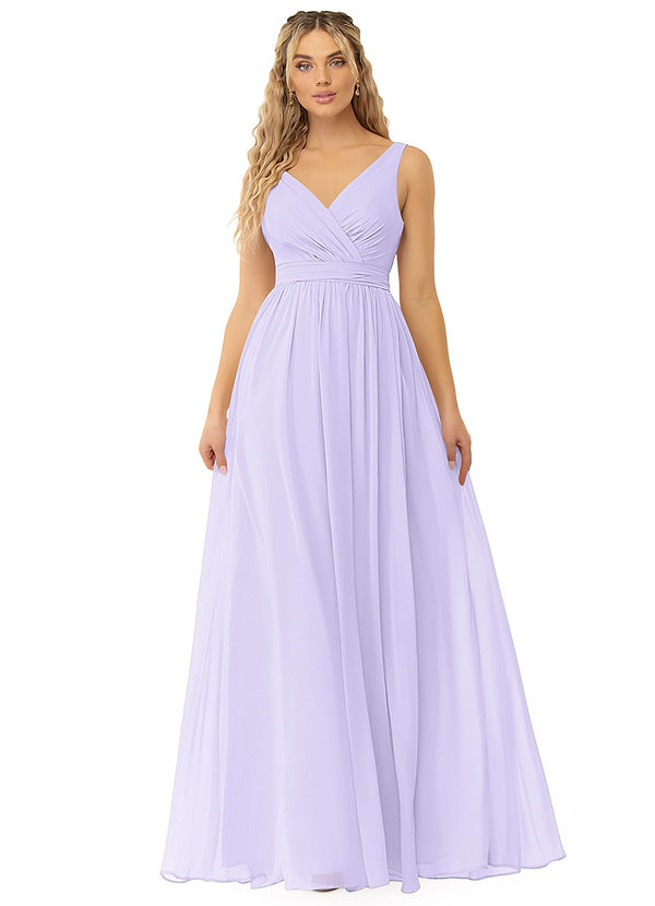 Lilac Azazie Kora Bridesmaid Dresses | Azazie