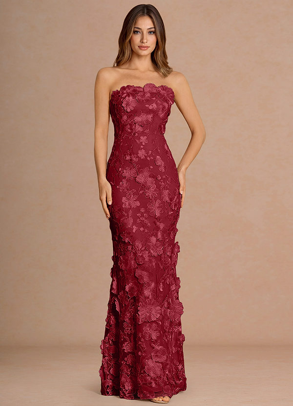 Della Merlot Maxi Dress image1
