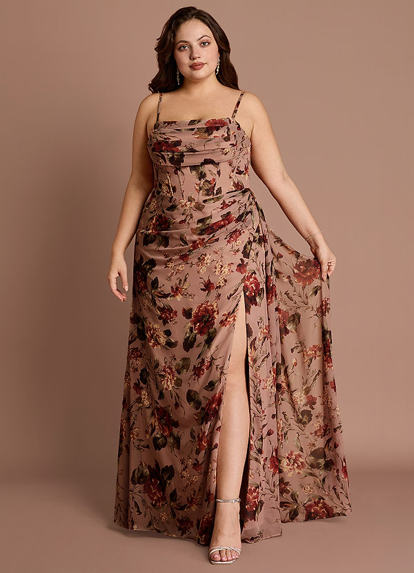 Aurra Mauve Multi Maxi Dress image1