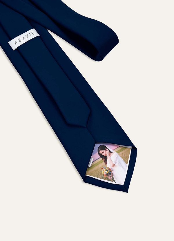 front Anpassad slips med foto Personlig slips