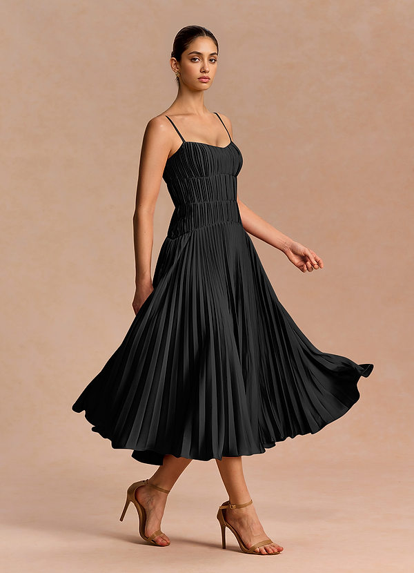 Vestido Negro Midi Jocasta image1