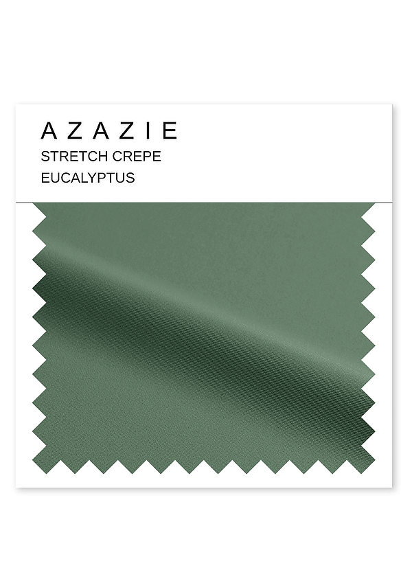 front Azazie Eucalyptus Stretch Crepe Swatch