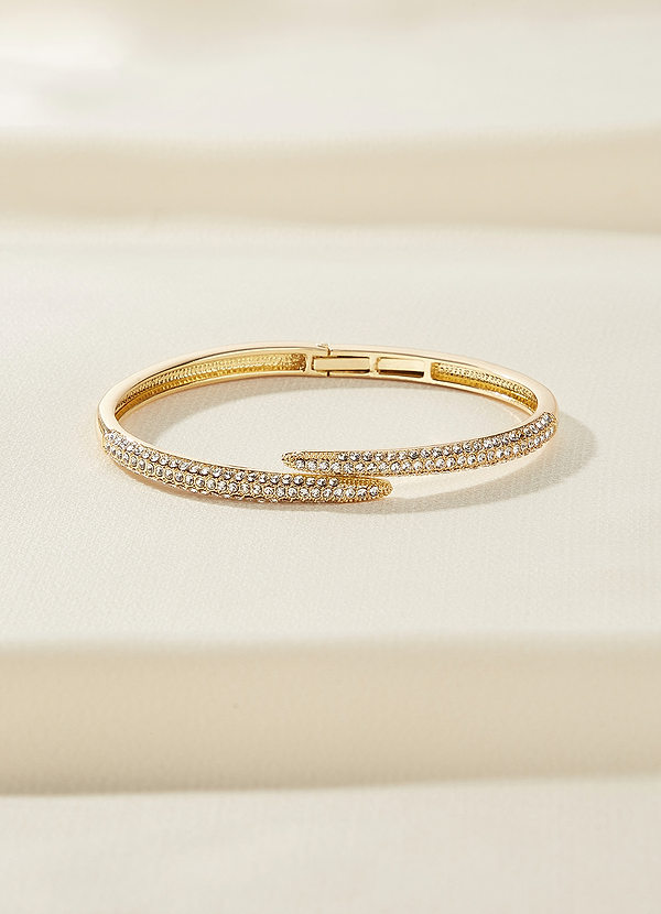 front Pavé kristal wikkelarmband