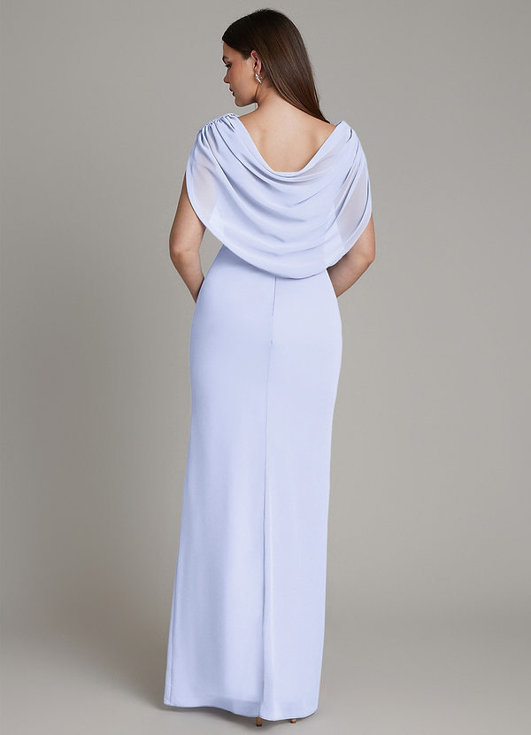 Azazie Hadley Bridesmaid Dresses Lavender Mermaid Pleated Chiffon Dress image1