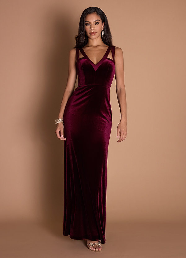 Tania Wine Maxi Dress image1
