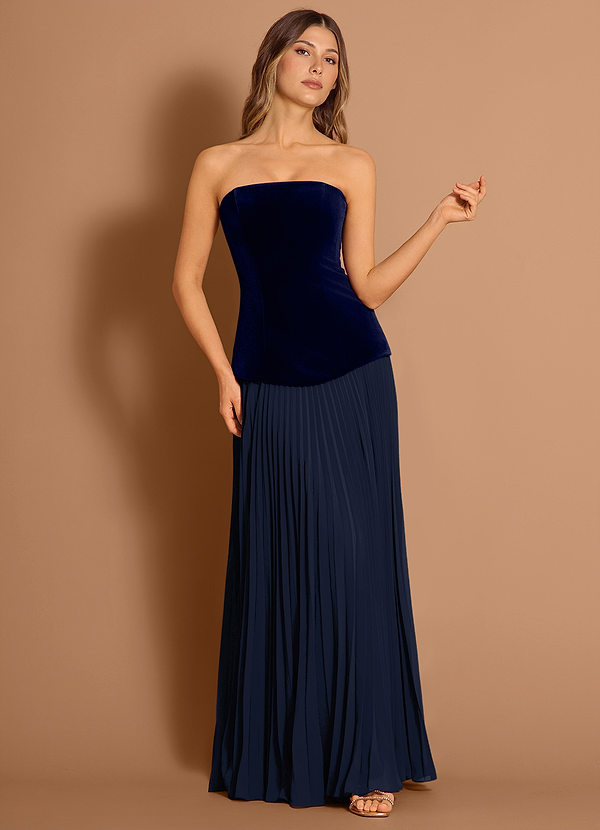 Hespera Navy Maxi Dress image1