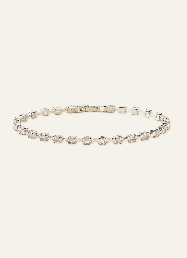 Mini Marquise Crystal Tennis Bracelet front