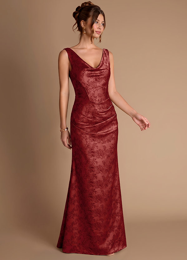 Robe Maxi Rouge Orange Nerine image1