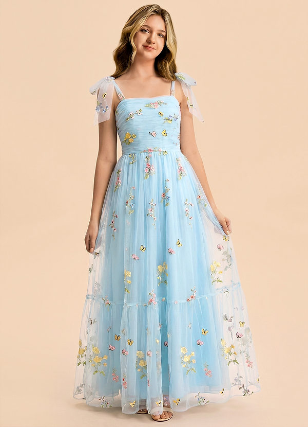 front Azazie Allie Junior Formal Dress