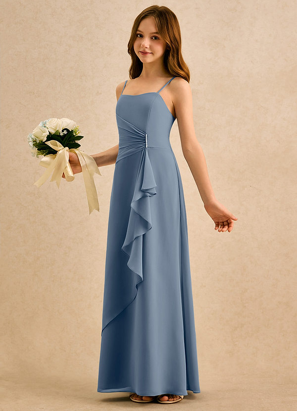 Azazie lolly Girls Formal Flower Girl Dresses Twilight A-Line Pleated Chiffon Dress image1