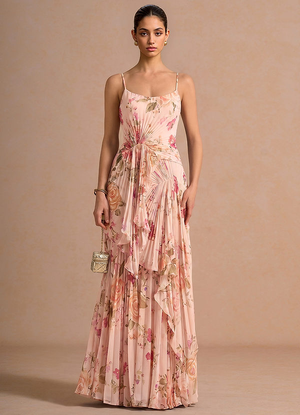 Bashira Abstract Bouquet Floral Maxi Dress image1