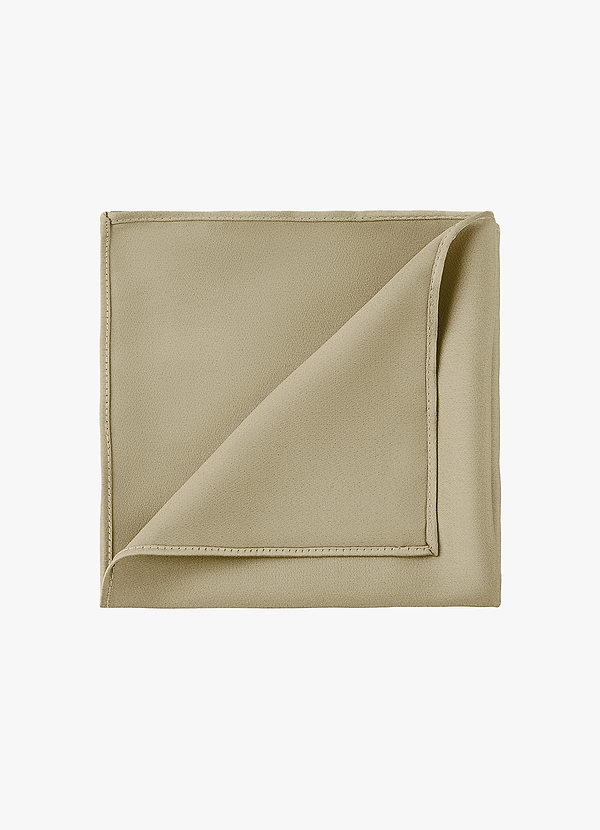 front Stretch Satin Pocket Square