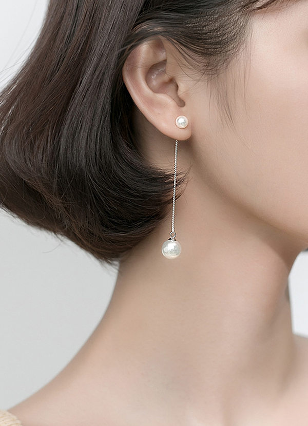front The Perfect Duo Drop Earrings