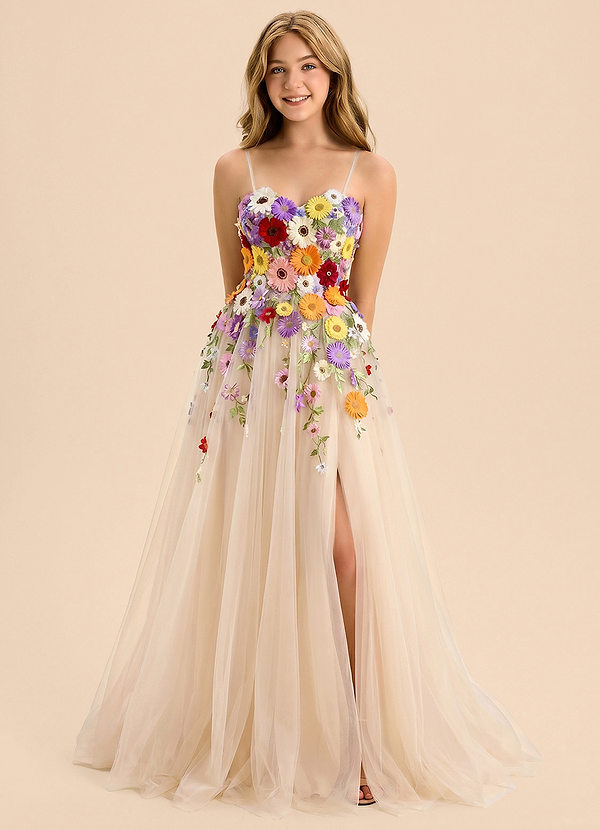 front Azazie Gianna Junior Formal Dress