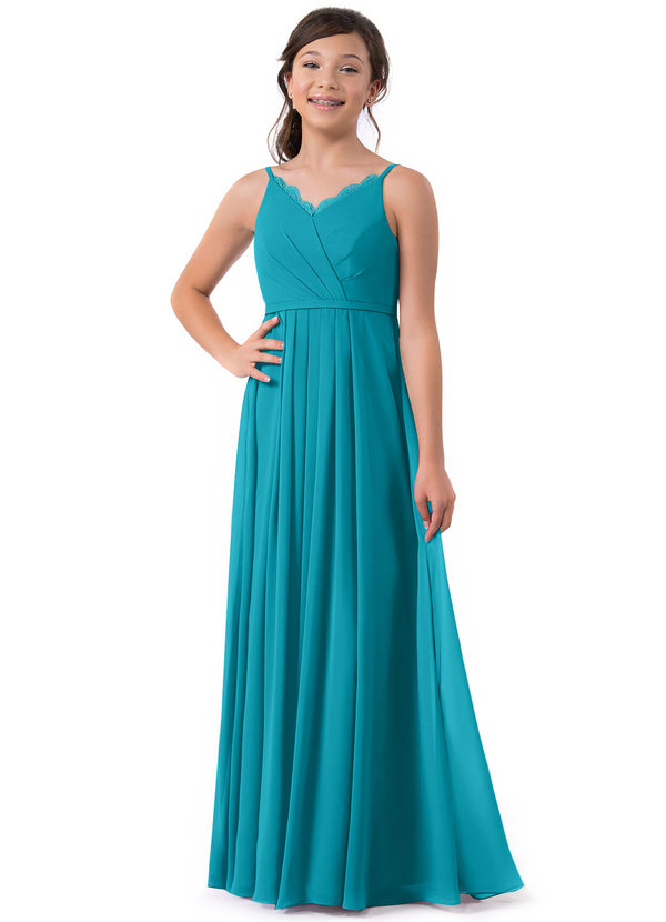 Brooke Justo En Frente Gasa Vestido De Dama De Honor Jade Tallas Grandes