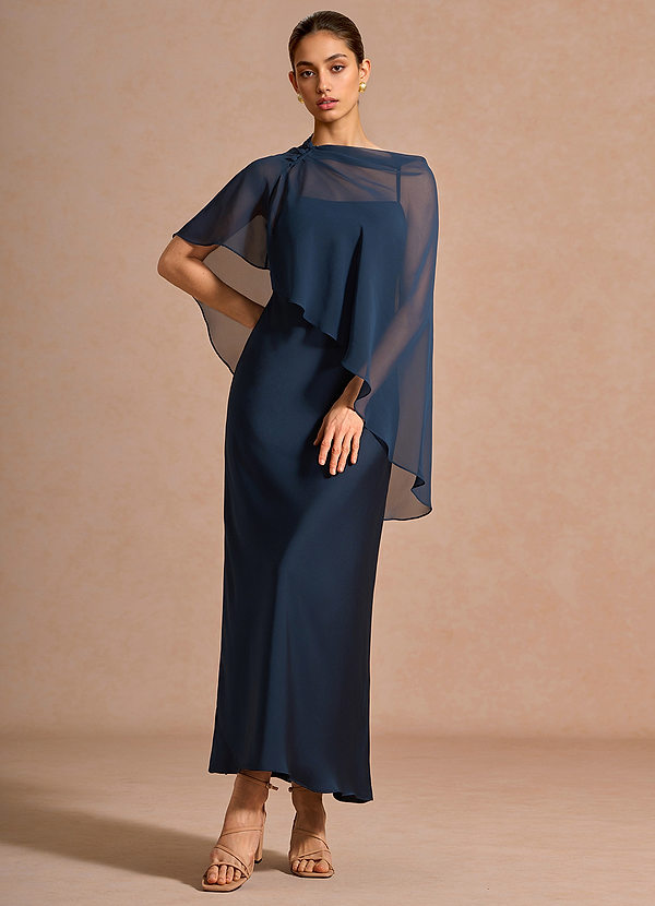 Flora Navy Maxi Dress image1