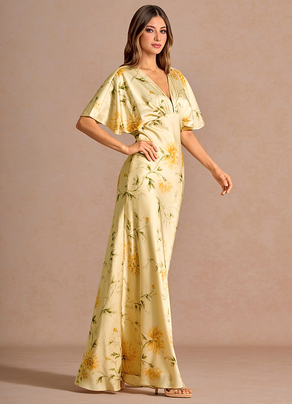 Lavinia Lemon Sorbet Maxi Dress image1