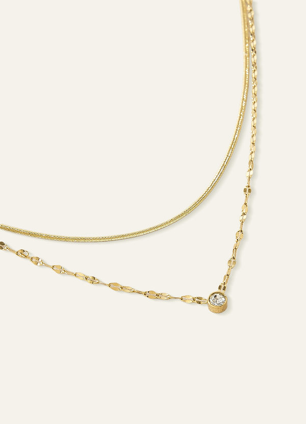 front Solitär-Mehrfachkette mit Lünette