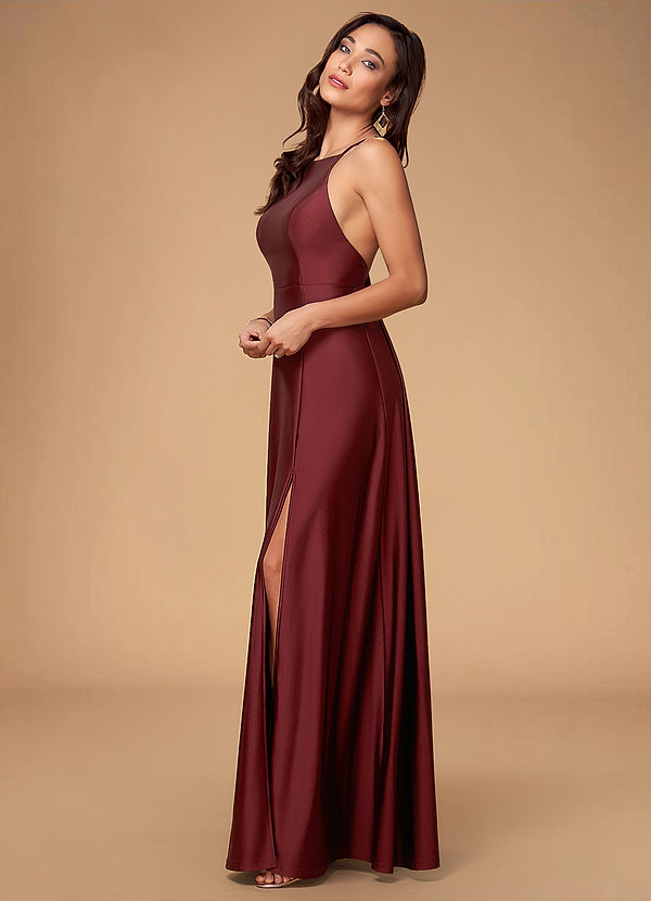 azazie cabernet dress