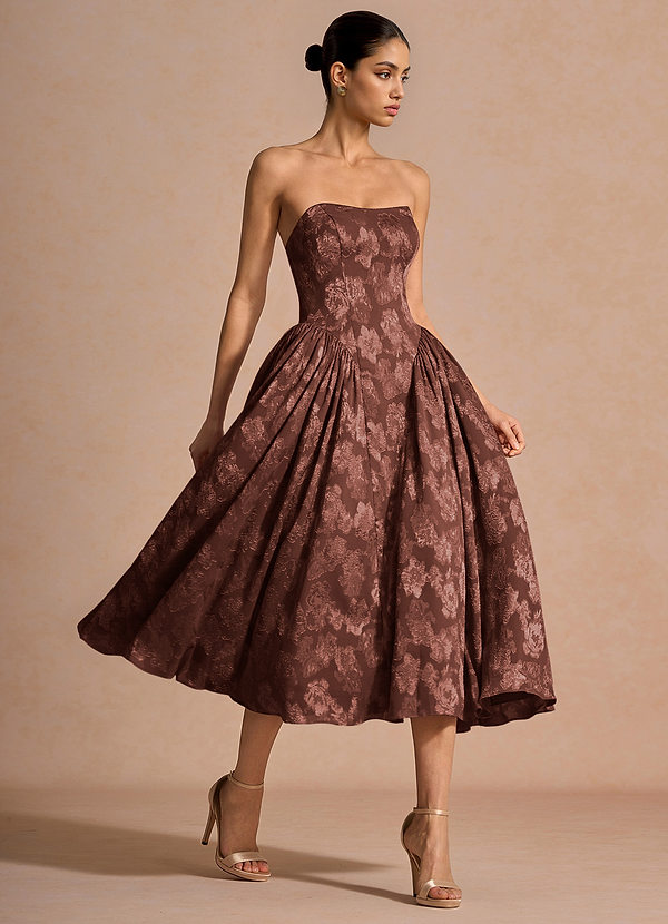 Kleid Rowena Mokka Kokos image1