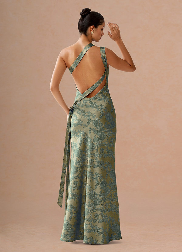 Stephanie Platinum Sinivihreä Maxi mekko image1