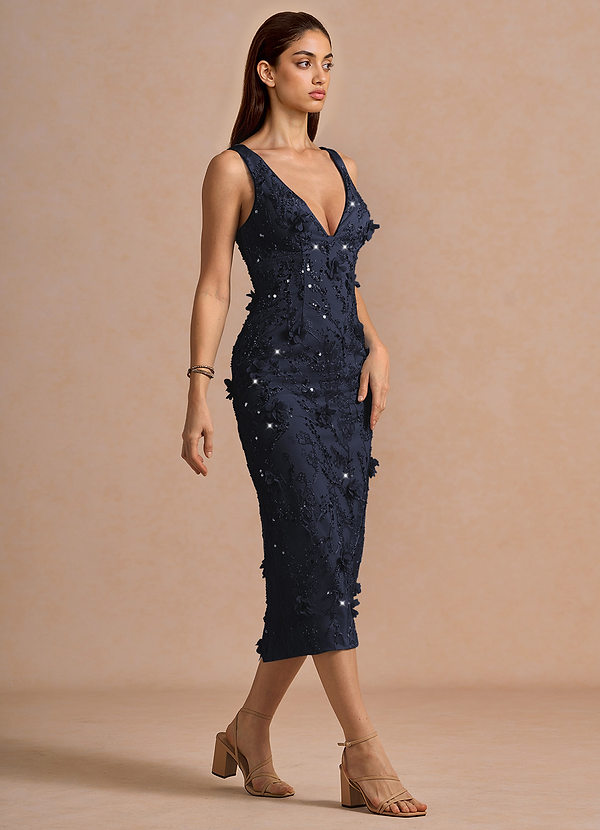 Midi jurk Norisse Marine image1