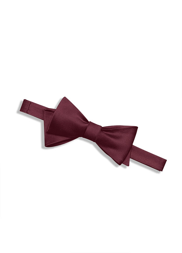 front Matte Satin Bow Tie