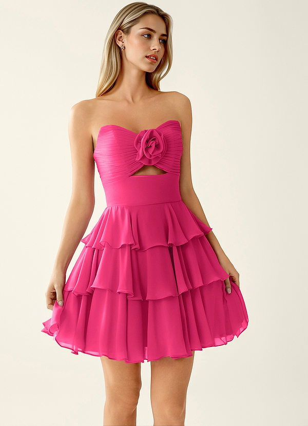 Orosecy Rosette Mini Dress image1