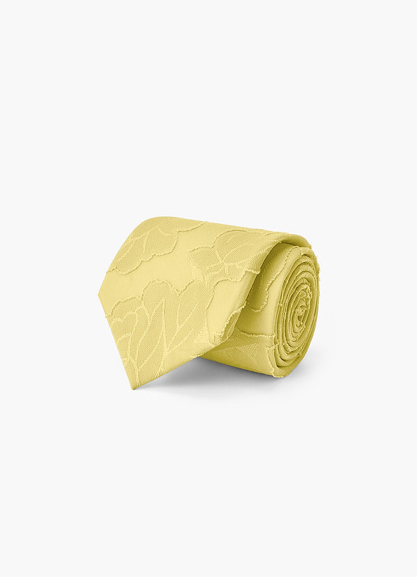 front Floral Burnout Wide Tie