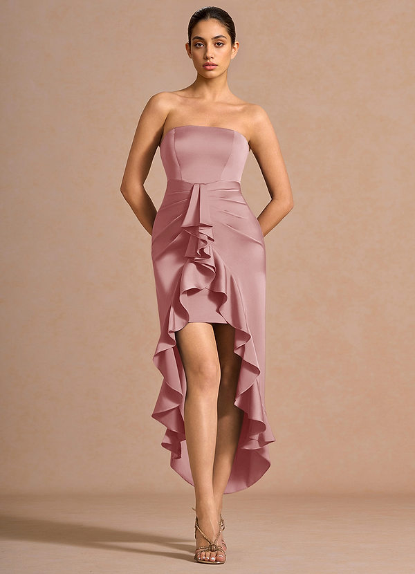 Laura Light Pink Midi Dress image1