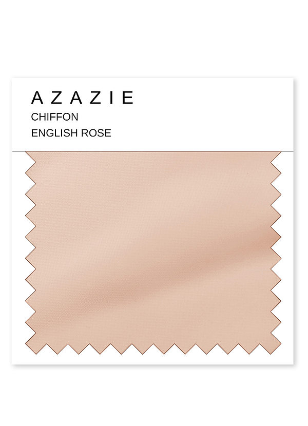 front Azazie English Rose Chiffon Swatch