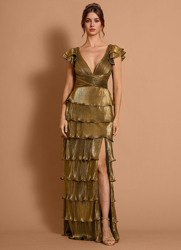 Winifred Golden Black Maxi Dress image1