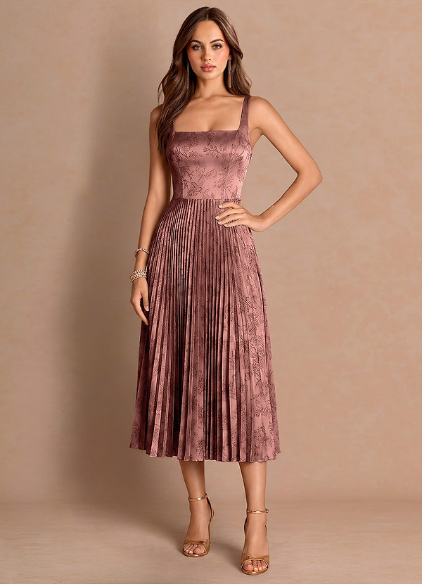 Tatiana Vintage Rose Midi Dress image1