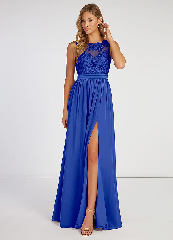 Vestido Azul Real Largo Elly image1