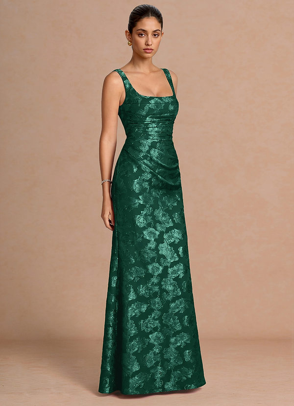 Agustina Hunter Green Maxi Dress image1