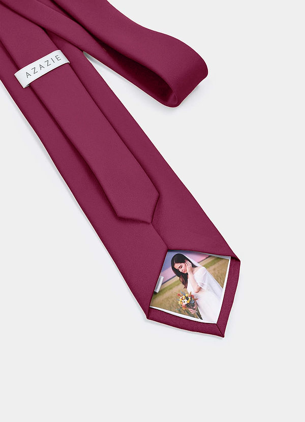 front Matte Satin Custom Photo Tie – Personalized Necktie