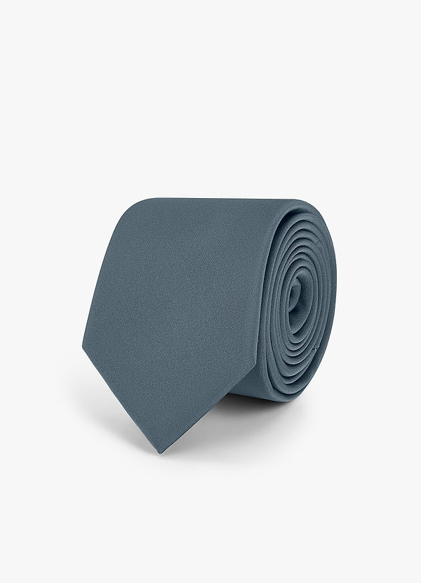 front Boy's Stretch Satin Neck Tie