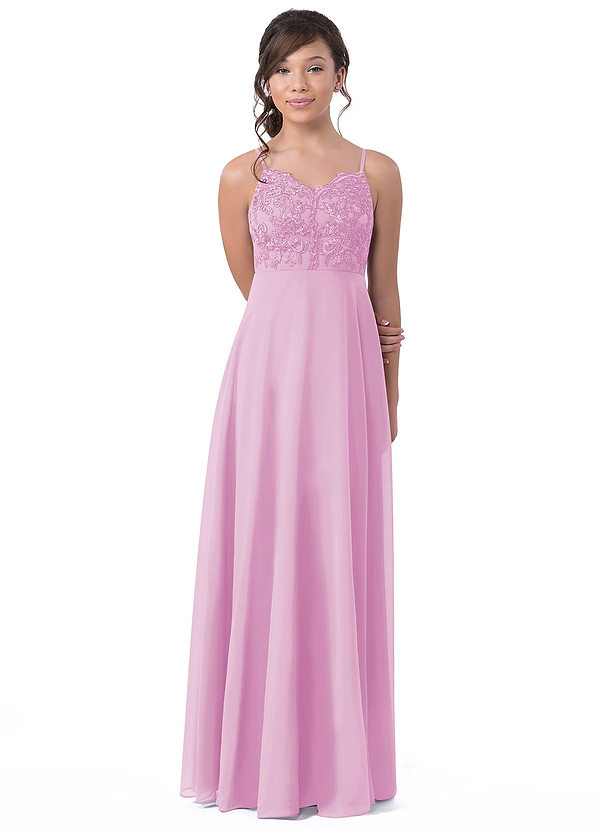 Candy Pink Azazie Sonya JBD Junior Bridesmaid Dresses Azazie
