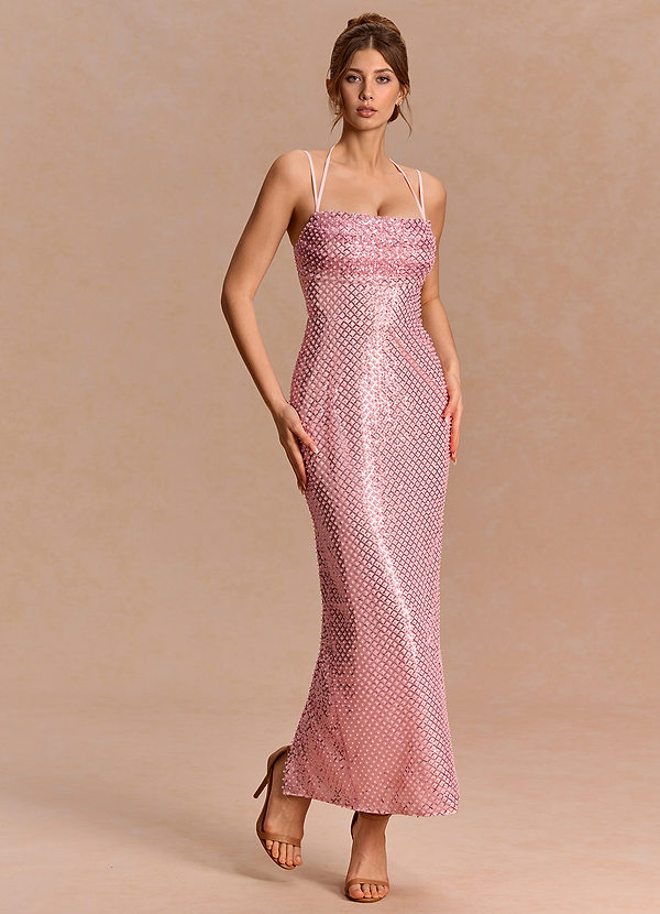 Constance Dusty Pink Maxi Dress image1