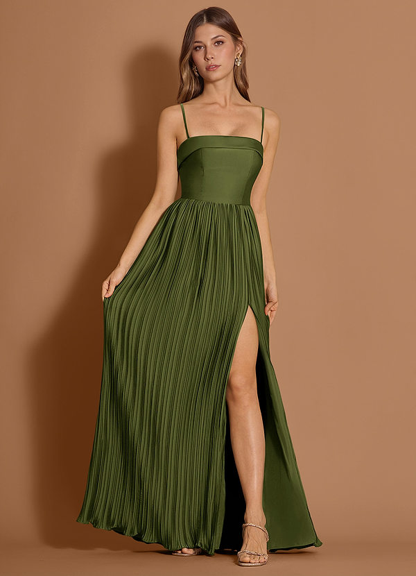 Nayeli Olive Maxi Dress image1